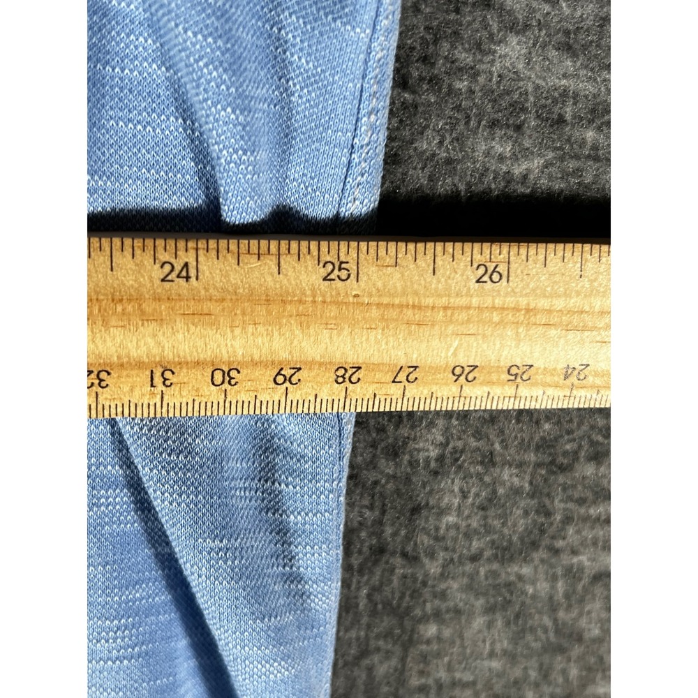 Tommy Bahama Mens XXL Light Blue Tencel Modal Blend Slub Knit Polo Shirt - Picture 6 of 8